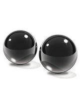 Fetish Fantasy Limited Edition Black Glass Ben Wa Balls Love Eggs and Kegel Exercisers